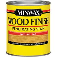 Minwax Wood Finish 70000444 Wood Stain, Natural, 1 qt Can