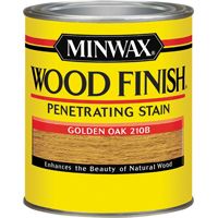 Minwax Wood Finish 70001444 Wood Stain, Golden Oak, 1 qt Can