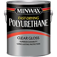 Minwax 71030000 Polyurethane Paint, Clear, 1 gal Can
