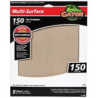 Gator 4442 Sanding Sheet, 150-Grit, Fine, Aluminum Oxide