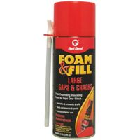 Red Devil Foam & Fill 0909 Triple Expansion Foam Sealant, Champagne, 12 oz Aerosol Can