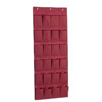 ORGANIZER SHOE 24 POCKET RED