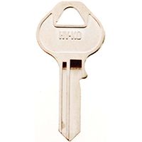 Hy-Ko 11010M12 Key Blank, Brass, Nickel Plated