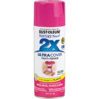 RUST-OLEUM PAINTER'S Touch 249123 General-Purpose Gloss Spray Paint, Gloss, Berry Pink, 12 oz Aerosol Can