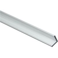Stanley Hardware 4204BC Series 247387 Solid Angle, 48 in L, Aluminum, Mill