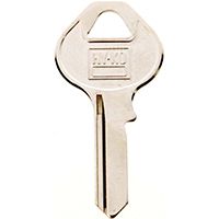 Hy-Ko 11010M5 Key Blank, Brass, Nickel Plated