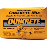 Quikrete 1101-60 Concrete Mix, Brown/Gray