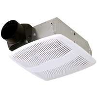 Air King AS50 Exhaust Fan, 50 cfm, White, 0.9 A