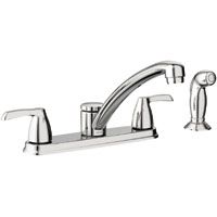 Moen Adler 87046 Kitchen Faucet, 2-Faucet Handle, 6-1/2 in H Spout, Stainless Steel, Chrome