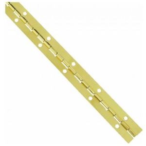 National Hardware V570 Series N265-355 Continuous Hinge, Steel, Brass