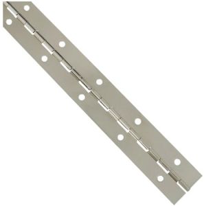 National Hardware V570 Series N265-389 Continuous Hinge, Steel, Nickel