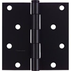 National Hardware N241-208 Square Corner Door Hinge, 55 lb Weight Capacity, Steel