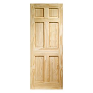 Colonial Door 6 Panel Pine