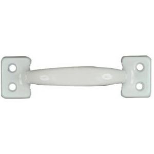 National Hardware N248-484 Bar Sash Lift, 4 in L Handle, Steel, White