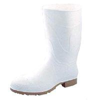 BOOT PVC PLN TOE 12IN WHITE 10