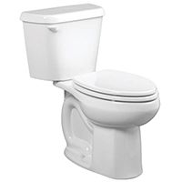 American Standard Colony 751AA001.020 Complete Toilet, 16-1/2 in H Rim, Vitreous China, White