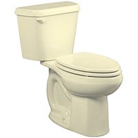 American Standard Colony 751AA101.021 Complete Toilet, 16-1/2 in H Rim, Vitreous China, Bone