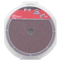 7IN FIBER DISC 50GRIT 3PK