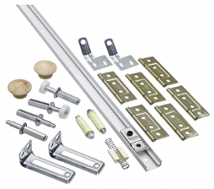 National Hardware N343-749 Folding Door Hardware Set, Steel, For Bi-Fold Doors