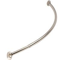 SHOWER ROD CURVED BN 52-72IN