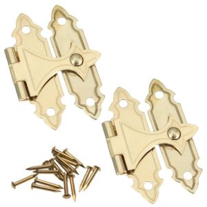 National Hardware V1840 Series N211-946 Decorative Door Catch, Brass, Surface Mounting