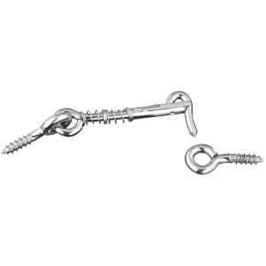 National Hardware V2002 Series N170-746 Hook and Eye, Steel, Zinc, 1 Pack