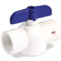 BALL VALVE 1" SLIP SCH 40 PVC