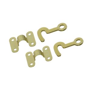 National Hardware V1841 Series N211-938 Hook and Staple, Brass