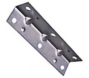 National Hardware V113 Series N220-079 Corner Brace, 0.04 in, Steel, Zinc