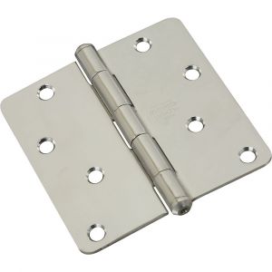 National Hardware N225-961 Door Hinge, 55 lb Weight Capacity, Stainless Steel