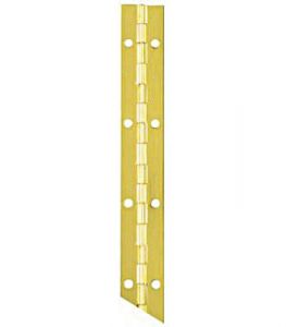 National Hardware V570 Series N148-155 Continuous Hinge, Steel, Brass