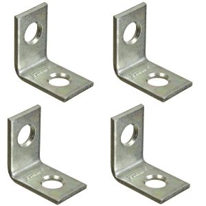 National Hardware V115 Series N275-628 Corner Brace, 0.07 in, Steel, Zinc