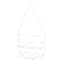 SHOWER CADDY SMALL WHITE