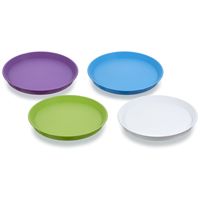 TRAY SERVING ROUND ASSRT COLOR