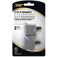 ADAPTERS 2PK 3 TO 2 GREY