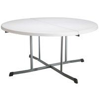 TABLE RND FLD-IN-HALF WHT 60IN
