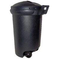 TRASH CAN W/LOCKING LID 32GAL