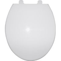 TOILET SEAT RND POLY WHITE