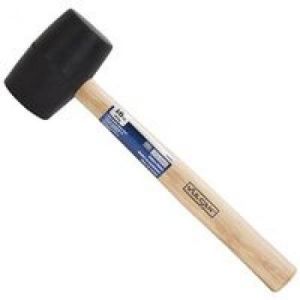 MALLET RUBBER WOOD HANDLE 16OZ