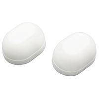 TOILET BOLT CAP OVAL WHITE