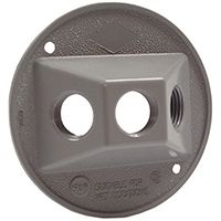 GRAY RND LAMPHOLDER COVER