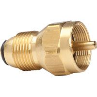 ADAPTOR PROPANE TANK BRASS