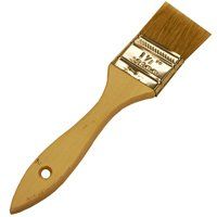 WOOSTER F5117-1 Paint Brush, 1-11/16 in L Bristle, Plain-Grip Handle, Steel Ferrule