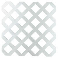 LATTICE TRADITIONL WHITE 4X8FT