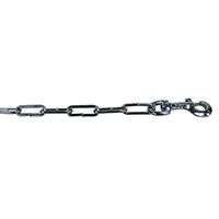 Boss Pet PDQ 09415 Welded Link Tie-Out Chain, 15 ft L Belt/Cable, Steel