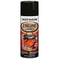 PAINT SPRY ENGINE GLO BLK 12OZ