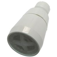 SHOWERHEAD PLASTIC WHITE