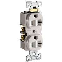 RECEPTACLE DPLX WHT 20A/125V