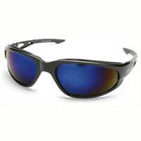 Edge SW118 Non-Polarized Safety Glasses, Nylon Frame, Black Frame