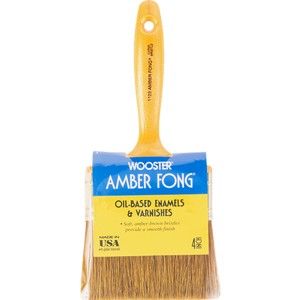 4" Amber Fong Bristle Brush